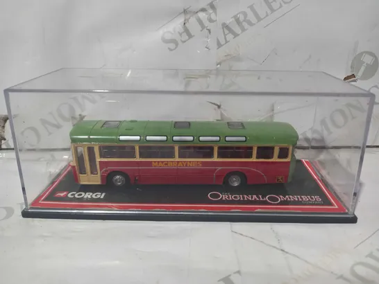 CORGI THE ORIGINAL OMNIBUS COMPANY DIE-CAST MACBRAYNES MODEL