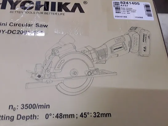 BOXED HYCHIKA MINI CIRCULAR SAW