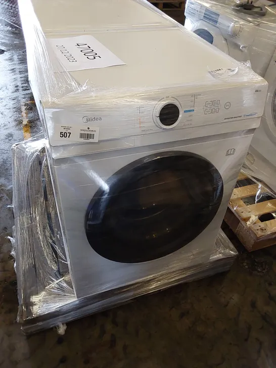 PALLET OF TWO MIDEA MF10ED80B FREESTANDING WASHER DRYERS