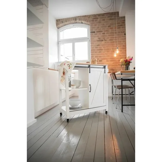 BOXED KITCHEN TROLLEY 