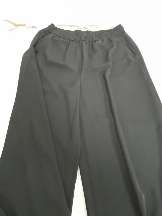 HUSH BLACK STRECH TROUSERS - SIZE 10