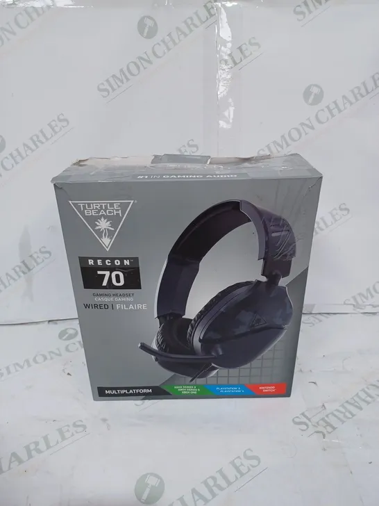 TURTLE BEACH RECON 70 MULTIPLATFORM WIRED GAMING HEADSET 