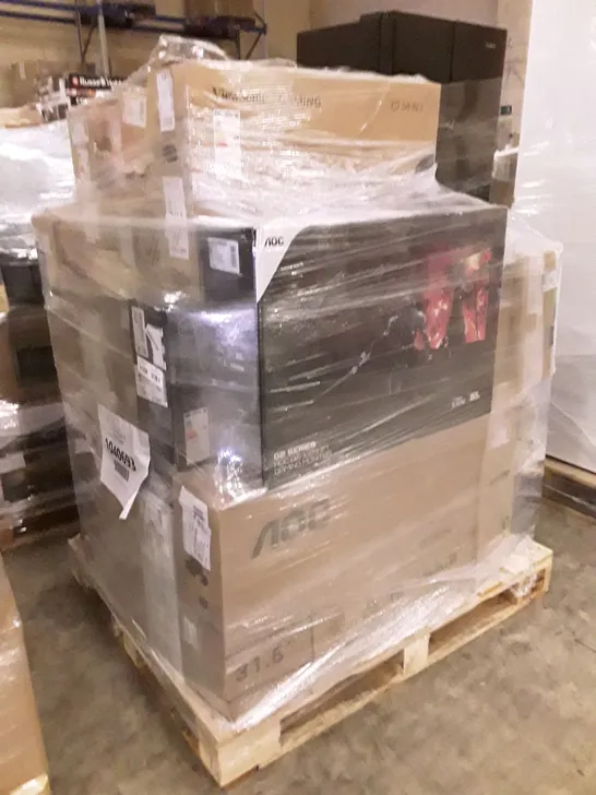 PALLET OF APPROXIMATELY 20 UNPROCESSED RAW RETURN MONITORS TO INCLUDE;