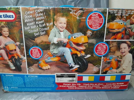 BOXED LITTLE TIKES CHOMPIN' DINO TIKE  RRP £94.99