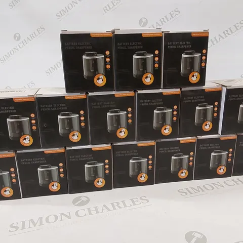 16 BRAND NEW BOXED BATTERY ELECTRIC PENCIL SHARPENERS 