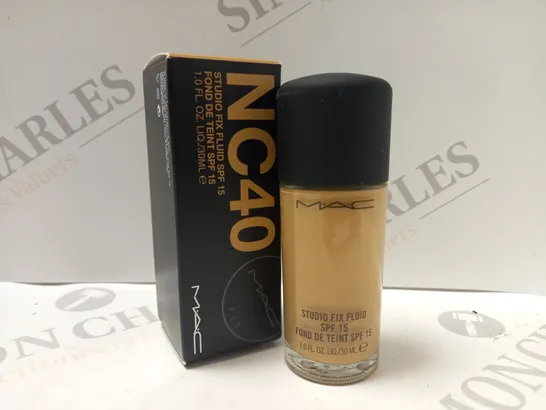 MAC COSMETICS STUDIO FIX FLUID SPF15 30ML #NC40