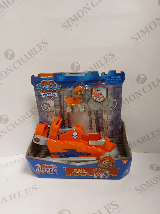 BRAND NEW PAW PATROL RESCUE KNIGHTS ZUMA DELUXE VEHICLE 3+