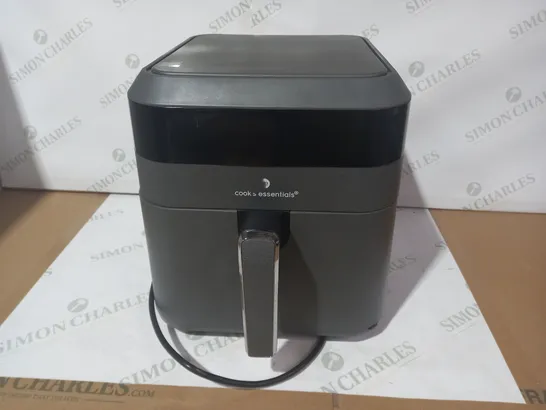 COOK'S ESSENTIALS 5.8L AIR FRYER IN SLATE GREY