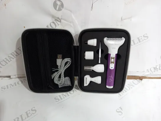 BOXED TILI 5-IN-1 MULTI-FUNCTION HAIR REMOVAL KIT PURPLE