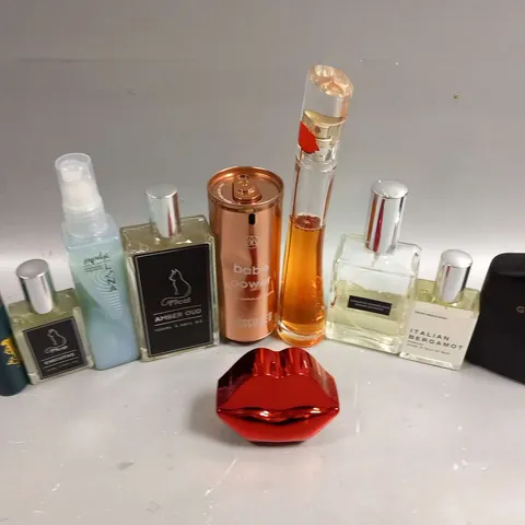 APPROXIMATELY 10 UNBOXED FRAGRANCES TO INCLUDE; MISSGUIDED, IMPULSE, COPYCAT, SO...., KENZO AND ZARA