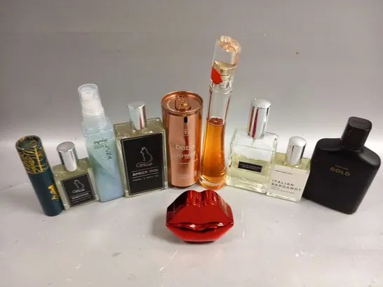 APPROXIMATELY 10 UNBOXED FRAGRANCES TO INCLUDE; MISSGUIDED, IMPULSE, COPYCAT, SO...., KENZO AND ZARA