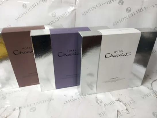 THREE ASSORTED HOTEL CHOCOLAT SELECTION BOXES TO INCLUDE; MOST WANTED(591G), SERIOUS DARK FIX(430G) AND EVERYTHING(489G)