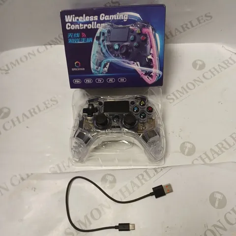 BOXED WIRELESS CONTROLLER PS4, PS3, TV, PC AND IOS. WITH USB CHARGING CABLE