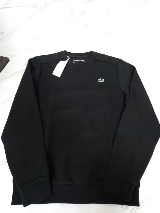 LACOSTE SPORT BLACK JUMPER - US SMALL