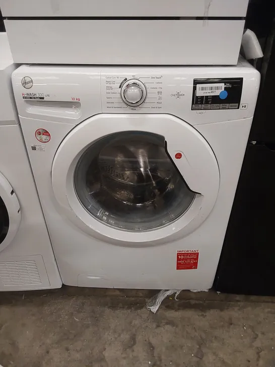 HOOVER H3W4102DE/1-80, H-WASH 300 FREESTANDING 10KG WASHING MACHINE IN WHITE