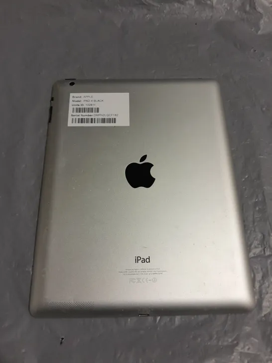 UNBOXED APPLE IPAD 4 - A1458