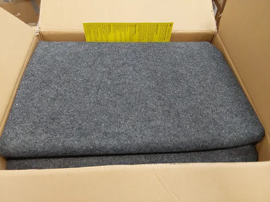 BOXED GARAGE FLOOR MATS // SIZE UNSPECIFIED (1 BOX)