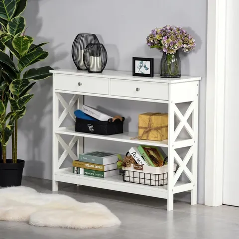 BOXED 100CM CONSOLE TABLE