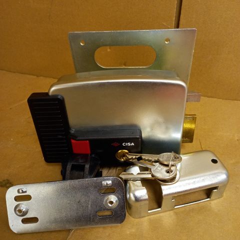 CISA Electric Lock, 12 V, Galvanised, Silver, 11731601