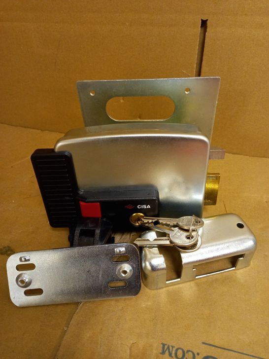 CISA Electric Lock, 12 V, Galvanised, Silver, 11731601
