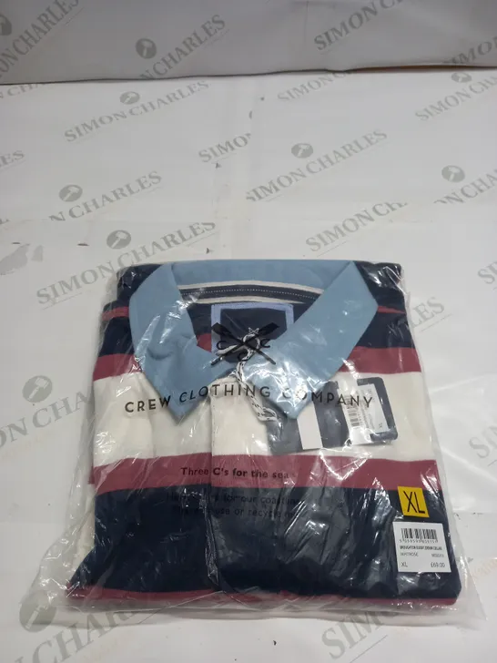 BAGGED CREW CLOTHING COMPANY BROUGHTON RUGBY SHIRT SIZE XL