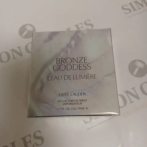 SEALED BRONZE GODDESS L'EAU DE LUMIERE ESTEE LAUDER EAU DE PARFUM SPRAY - 50ML