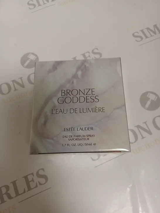 SEALED BRONZE GODDESS L'EAU DE LUMIERE ESTEE LAUDER EAU DE PARFUM SPRAY - 50ML