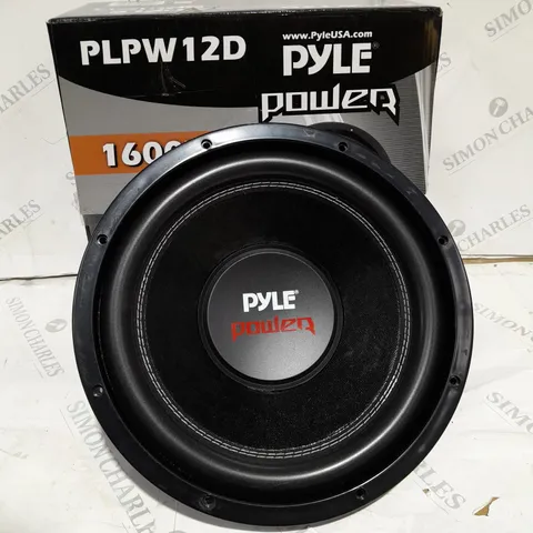 PYLE POWER PLPW12D 1600W 12" 4 OHM SUBWOOFER