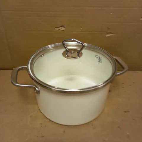 KITCHENAID STEEL CORE ENAMEL 20CM/3.7 LITRE CASSEROLE WITH LID