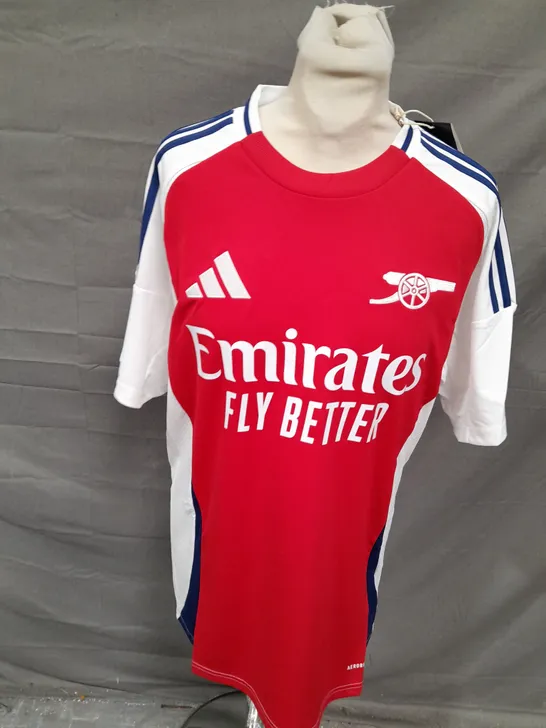 ADIDAS ARSENAL FOOTBALL CLUB SHIRT - MEDIUM