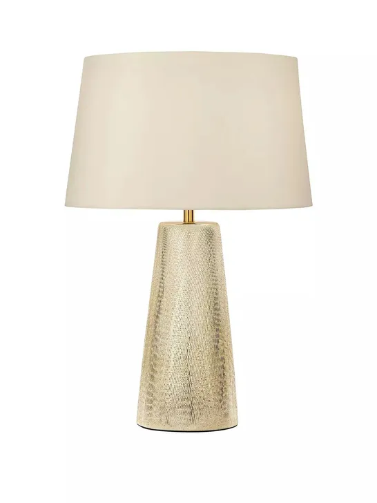 MICHELLE KEEGAN TEXTURED CERAMIC TABLE LAMP RRP £50