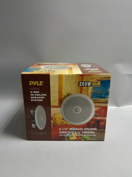 PYLE PDIC60 2-WAY IN CEILING SPEAKER SYSTEM 250W