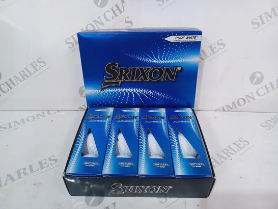 BOXED SRIXON AD333 PURE WHITE SET OF GOLF BALLS