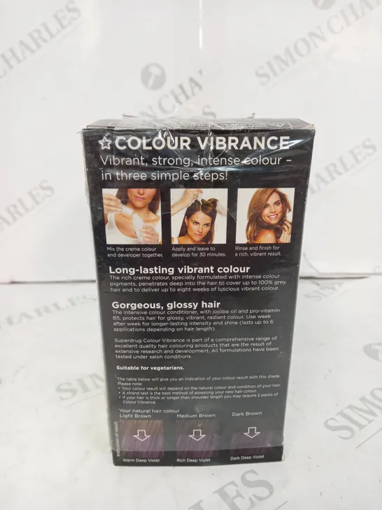 3 X COLOUR VIBRANCE VERY VIOLET PERMENENT HAIR DYE