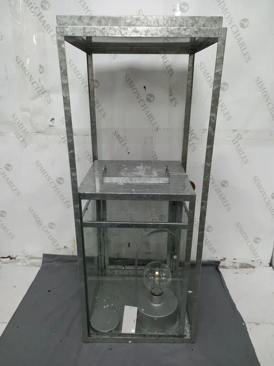 METAL OUTDOOR LANTERN - COLLECTION ONLY