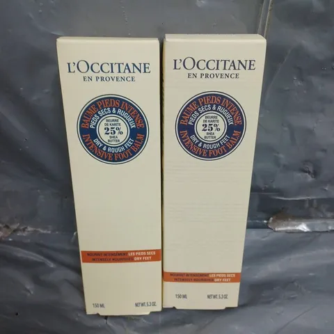 SET OF 2 L'OCCITANE EN PROVENCE FOR DRY FEET