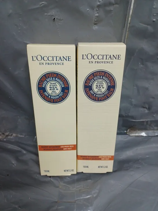 SET OF 2 L'OCCITANE EN PROVENCE FOR DRY FEET