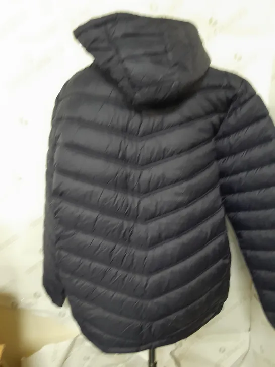 LEE COOPER NAVY BLUE BUBBLE COAT - SIZE LARGE 