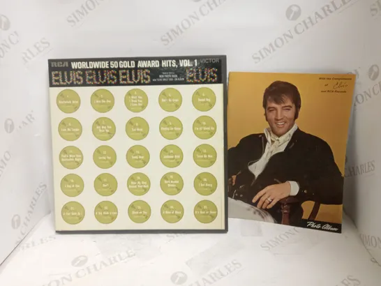 ELVIS PRESLEY WORLDWIDE 50 GOLD AWARD HITS 4LP VINYL COLLECTION WITH PHOTOBOOK