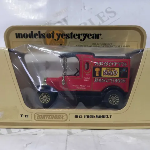 MATCHBOX MODELS OF YESTERYEAR Y-12 1912 FORD MODEL T