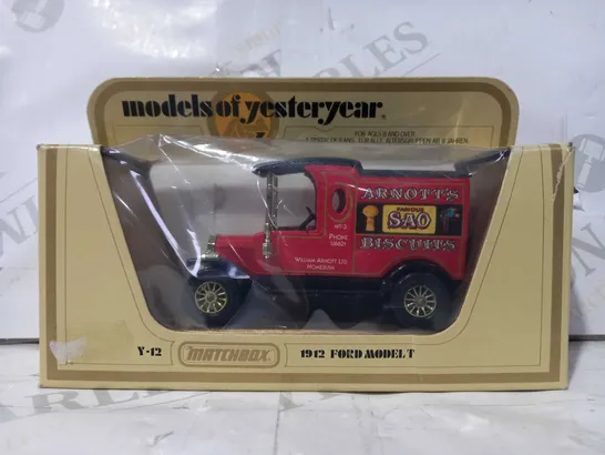 MATCHBOX MODELS OF YESTERYEAR Y-12 1912 FORD MODEL T