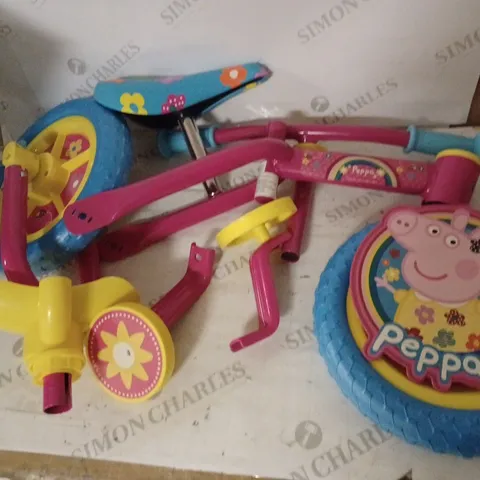 PEPPA PIG 2-IN-1 10 INCH TRAINING BIKE