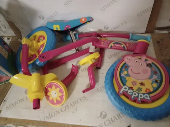 PEPPA PIG 2-IN-1 10 INCH TRAINING BIKE RRP £59.99