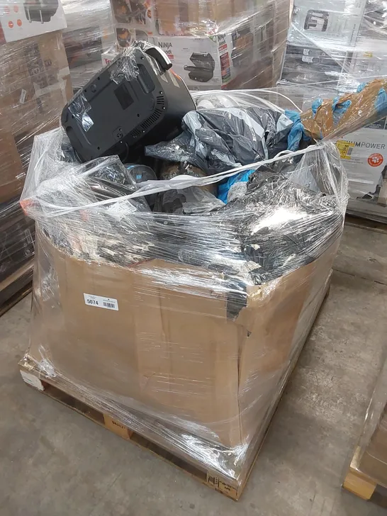 PALLET OF APPROXIMATELY 24 UNPROCESSED RAW RETURN HOUSEHOLD AND ELECTRICAL GOODS TO INCLUDE;