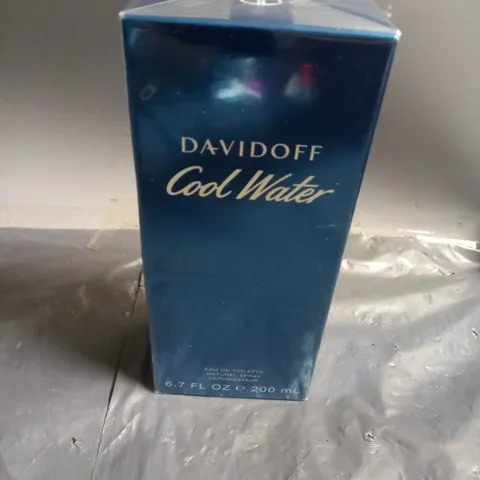 SEALED BOXED DAVIDOFF COOL WATER EAU DE TOILETTE SPRAY 200ML 