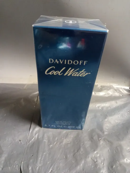 SEALED BOXED DAVIDOFF COOL WATER EAU DE TOILETTE SPRAY 200ML 