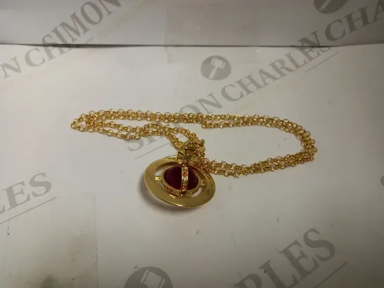 BOXED VIVIENNE WESTWOOD ORB PENDANT NECKLACE 