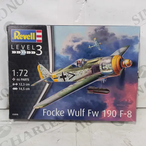 REVELL LEVEL 3 1:72 SCALE FOCKE WULF FW 10 F-8 MODEL KIT