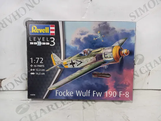 REVELL LEVEL 3 1:72 SCALE FOCKE WULF FW 10 F-8 MODEL KIT