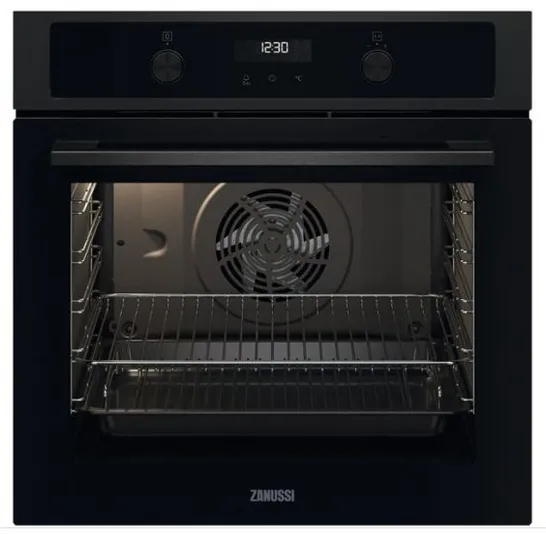 ZANUSSI SERIES 20 INTEGRATED 72L STEAM BAKE SINGLE ELECTRIC  OVEN Model ZOCND7K1 RRP £384